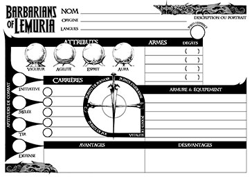 Fiches de PJ prétirés