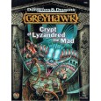 Crypt of Lyzandred the Mad (AD&D 2ème édition révisée - Greyhawk) 001