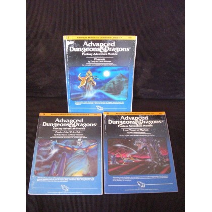 Lot Desert of Desolation Series - Modules I3 - I4 - I5 (jdr AD&D 1ère édition en VO) L055