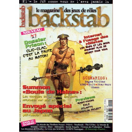 Backstab N° 1 (magazine de jeux de rôles) 002