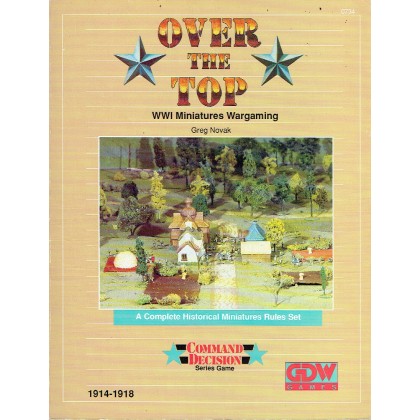 Over the Top - WWI Miniatures Wargaming (livre de règles Command Decision en VO) 001