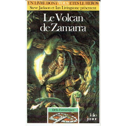 593 - Le Volcan de Zamarra (Un livre dont vous êtes le Héros - Gallimard) 001