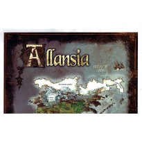 Titan - Carte d'Allansia (jdr Défis Fantastiques en VF)