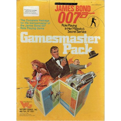 Gamesmaster Pack (James Bond Rpg en VO) 001