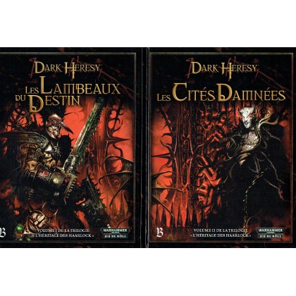 Dark Heresy - Lot 2 volumes Trilogie "L'Héritage des Haarlock" (jdr en VF) L054