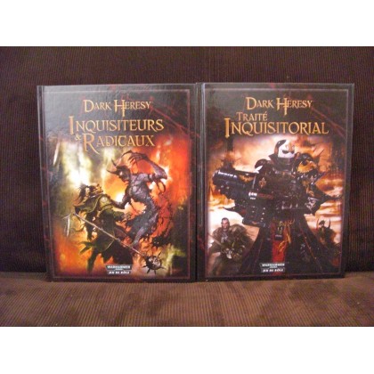 Dark Heresy - Lot 2 livres "Traité Inquisitorial" & "Inquisiteurs & Radicaux" (jdr en VF) L061