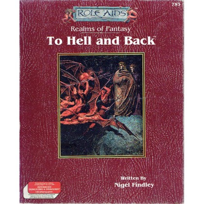 Realms of Fantasy - To Hell and Back (boîte jdr Role Aids & AD&D en VO) 001
