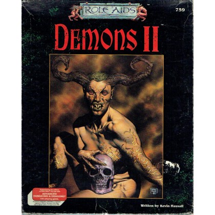 Demons II (boîte jdr Role Aids & AD&D en VO) 001