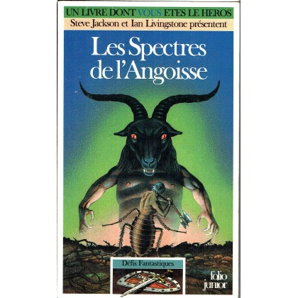 383 - Les Spectres de l'Angoisse (Un livre dont vous êtes le Héros - Gallimard) 001