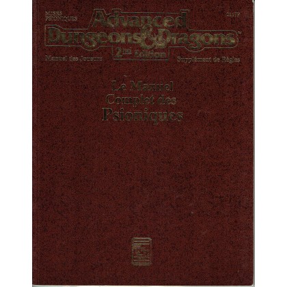 Le Manuel Complet des Psioniques (jdr AD&D 2ème édition en VF) 005