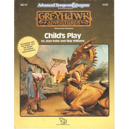 WG10 Child's Play (AD&D 2ème édition - World of Greyhawk) 002
