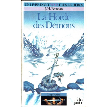 318 - La Horde des Démons (Un livre dont vous êtes le Héros - Gallimard) 001