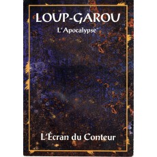 L'Ecran du Conteur & bloc de feuilles de PJ (jdr Loup-Garou L'Apocalypse en VF)