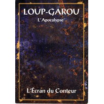 L'Ecran du Conteur & bloc de feuilles de PJ (jdr Loup-Garou L'Apocalypse en VF)