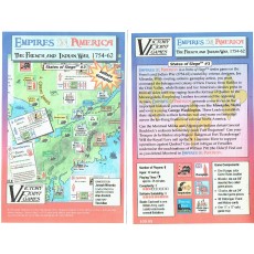 Lot Empires in America - The French and Indian War 1754-62 + Expansion Kit  (wargame Victory Point Games)