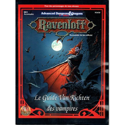 Ravenloft - RR3 Le Guide Van Richten des Vampires (jdr AD&D 2ème édition en VF) 001