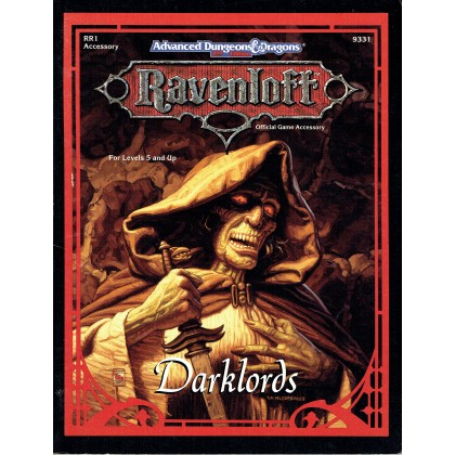 Ravenloft - RR1 Darklords (jeu de rôle AD&D 2ème édition en VO) 001