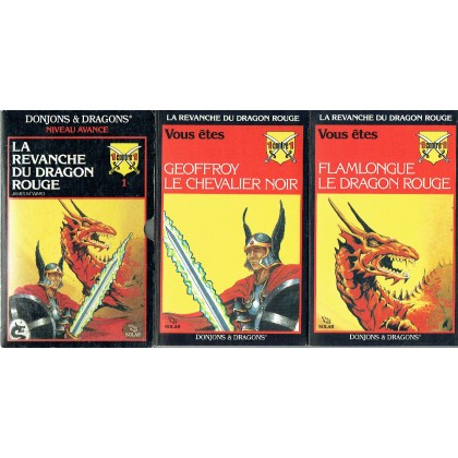 Donjons & Dragons - La revanche du Dragon Rouge (coffret livres-jeu duel en VF) 001