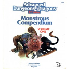 Monstrous Compendium - Volume One (Lot classeur + 3 Appendix pour jdr AD&D 2)