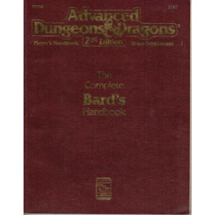 The Complete Bard's Handbook (jdr AD&D 2ème édition VO) 002