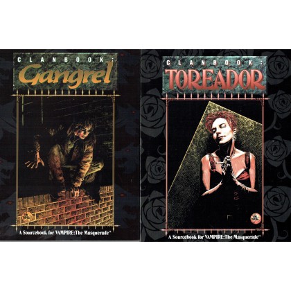 Lot Clanbooks - Gangrel & Toreador (jdr Vampire The Masquerade jdr en VO) L075