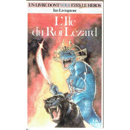 267 - L'Ile du Roi Lézard (Un livre dont vous êtes le Héros - Gallimard) 002