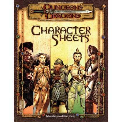 Character Sheets (jdr Dungeons & Dragons 3.0 en VO) 001