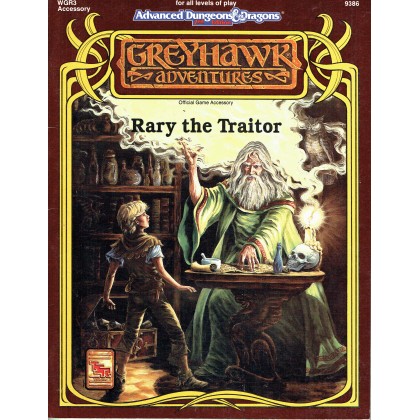 WGR3 Rary the Traitor (AD&D 2ème édition - Greyhawk Adventures) 001