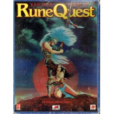 Runequest - Boîte de base dédicacée de Greg Stafford (jdr Oriflam en VF)