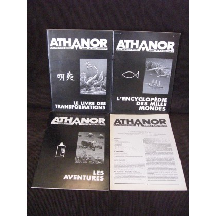 Athanor - La Terre des Mille Mondes (Contenu de la boîte de base de jdr en VF) 002