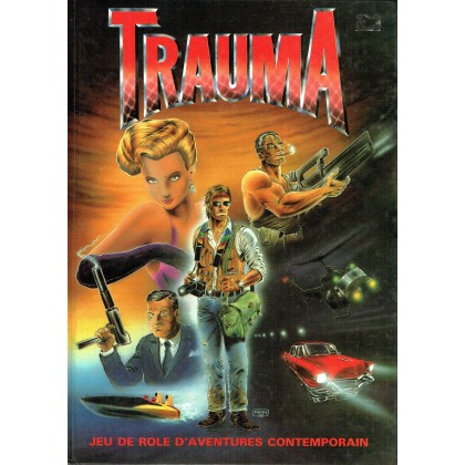 Trauma - Jeu de rôle d'aventures contemporain (livre de base jdr en VF) 001