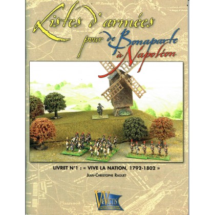 Livret N°1: "Vive la nation, 1792-1802"  (supplément jeu de figurines DBN) 001