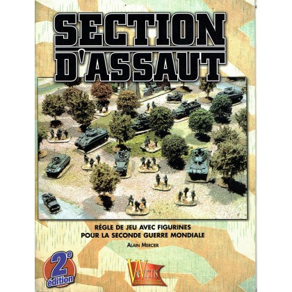 Section d'Assaut - Règle de jeu avec figurines pour la Seconde Guerre Mondiale (Livre V2 en VF) 001
