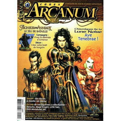 Codex Arcanum N° 1 (magazine des jeux de figurines fantastiques en VF) 001