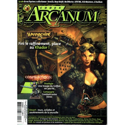 Codex Arcanum N° 3 (magazine des jeux de figurines fantastiques en VF) 001