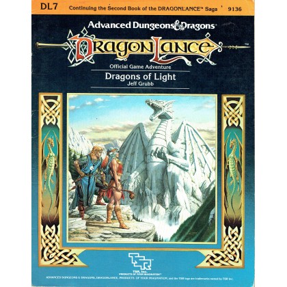 Dragonlance - DL7 Dragons of Light (jdr AD&D 1ère édition) 003