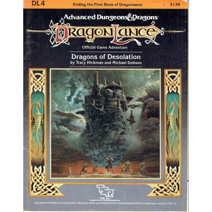 Dragonlance - DL4 Dragons of Desolation (jdr AD&D 1ère édition) 001