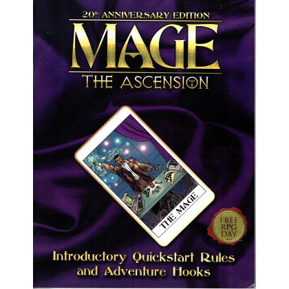 Mage The Ascension 20 th Anniversary Edition - Quick Start Rules (kit découverte jdr en VO) 001
