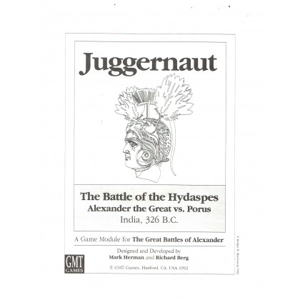 Juggernaut - Module The Great Battles of Alexander (wargame GMT en VO) 001