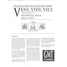 Veni, Vidi, Vici - The Great Battles of History Series (module wargame de GMT)