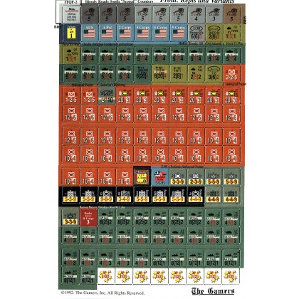 1992 Repls and Variants - Planche de pions (wargames The Gamers en VO) 001