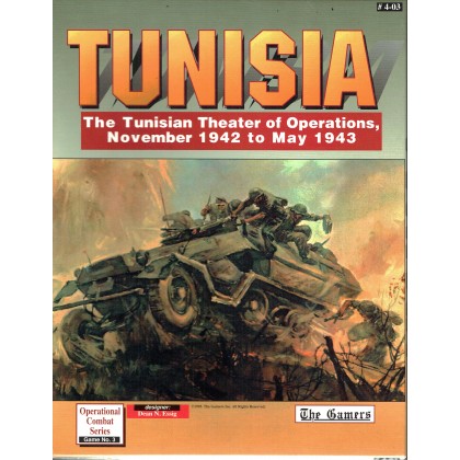Tunisia - The Tunisian Theater of Operations, November 1942 to May 1943 (wargame The Gamers) 001