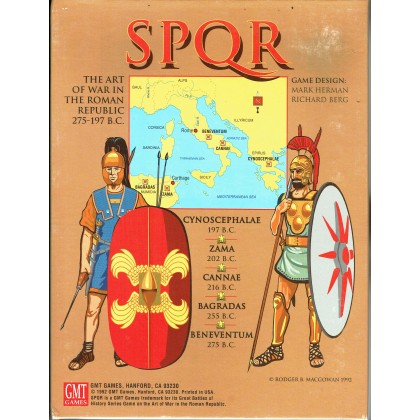 SPQR - The Art of War in the Roman Republic 275-197 B.C. (wargame GMT en VO) 001