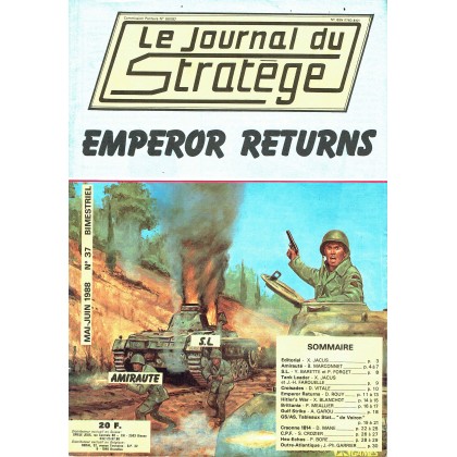 Le Journal du Stratège N° 37 (revue de jeux d'histoire & de wargames) 001