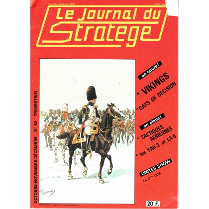 Le Journal du Stratège N° 52 (revue de jeux d'histoire & de wargames) 001