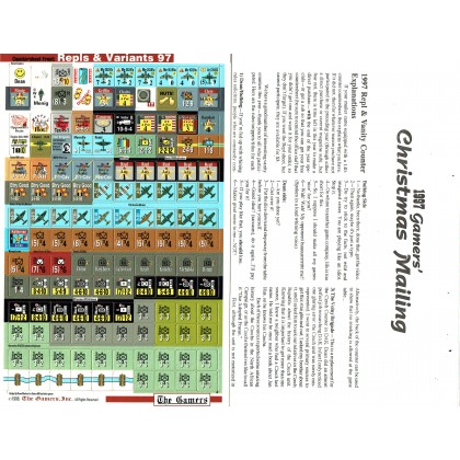 1997 Gamer's Christmas Mailing - Repls and Variants (wargames The Gamers en VO) 001
