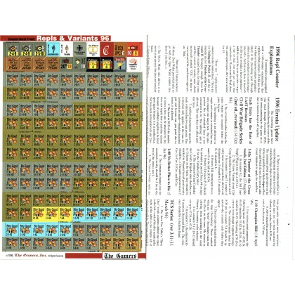 1996 Gamer's Christmas Mailing - Repls and Variants (wargames The Gamers en VO) 001