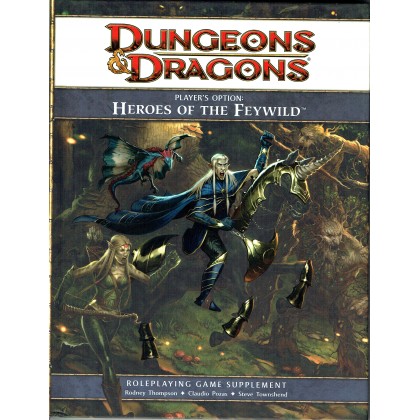 Player's Option: Heroes of the Feywild (jdr Dungeons & Dragons 4 en VO) 001