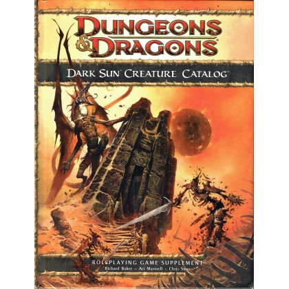 Dark Sun Creature Catalog (jdr Dungeons & Dragons 4 en VO) 001