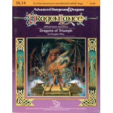 Dragonlance - DL14 Dragons of Triumph (jdr AD&D 1ère édition en VO)